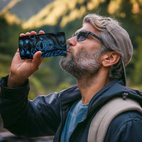 New Zealand Lawn Bowls Custom 4 in 1 Can Cooler Tumbler Blue Maori Warrior Tribal Silver Fern - Polynesian Pride