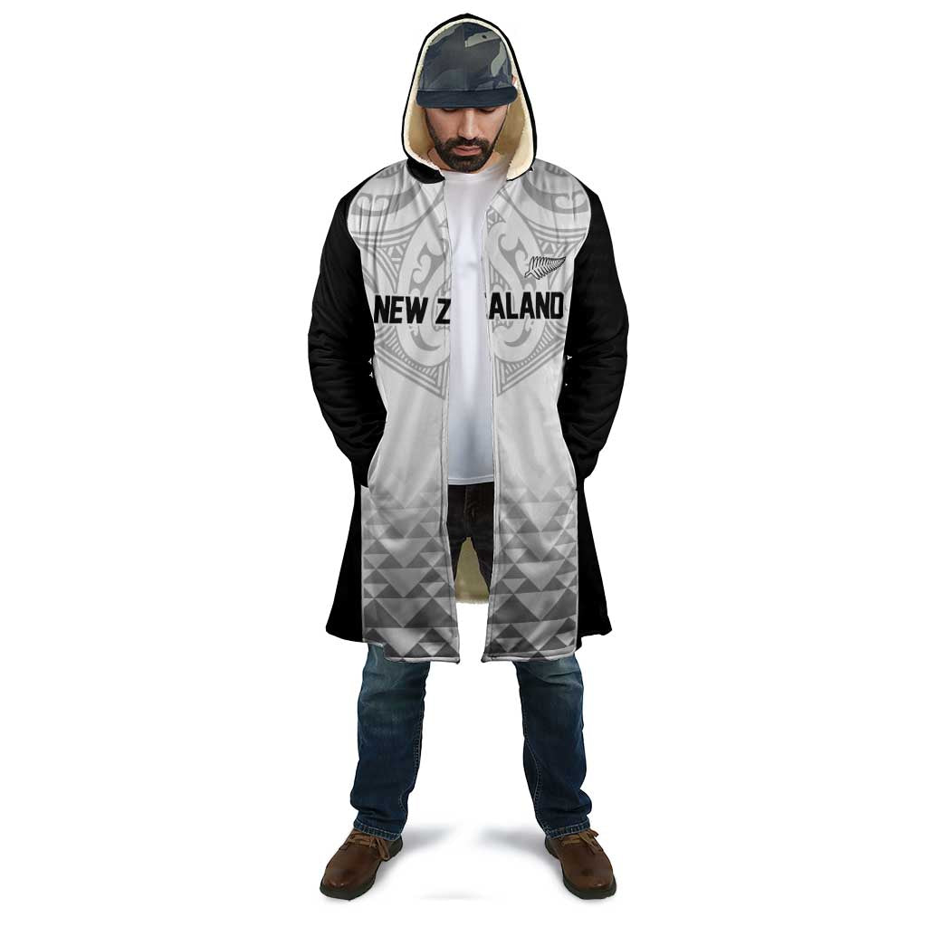 World Football 2026 New Zealand Custom Cloak All White Fern Maori Tribal LT9 - Polynesian Pride