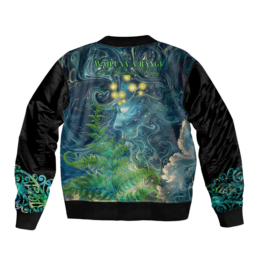 New Zealand Matariki Waipuna-a-rangi Bomber Jacket He Roimata o Rangi