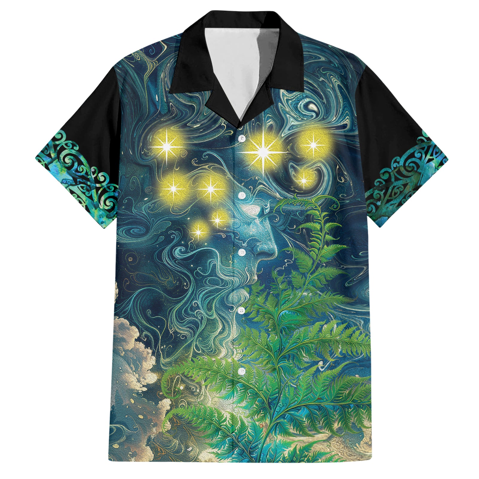 New Zealand Matariki Waipuna-a-rangi Hawaiian Shirt He Roimata o Rangi