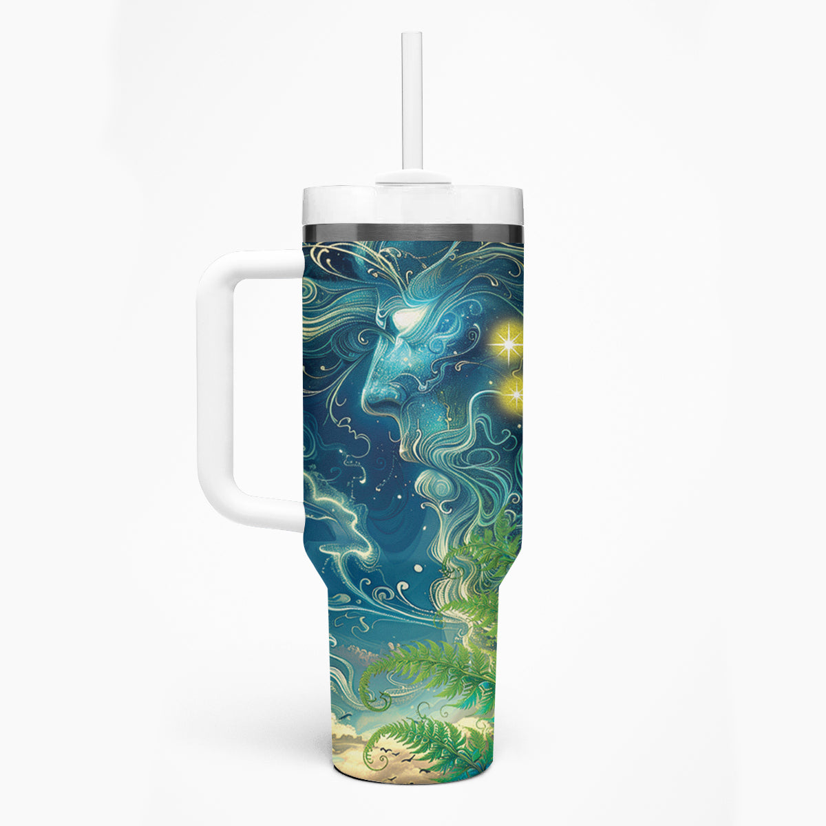 New Zealand Matariki Waipuna-a-rangi Tumbler With Handle He Roimata o Rangi