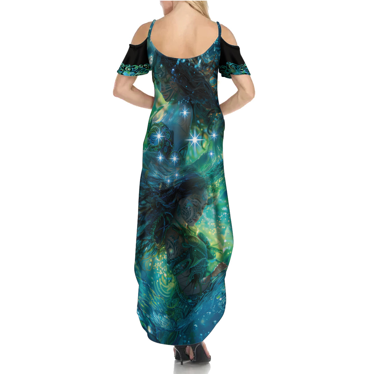 New Zealand Matariki Waiti Summer Maxi Dress The Beginnings Of Life