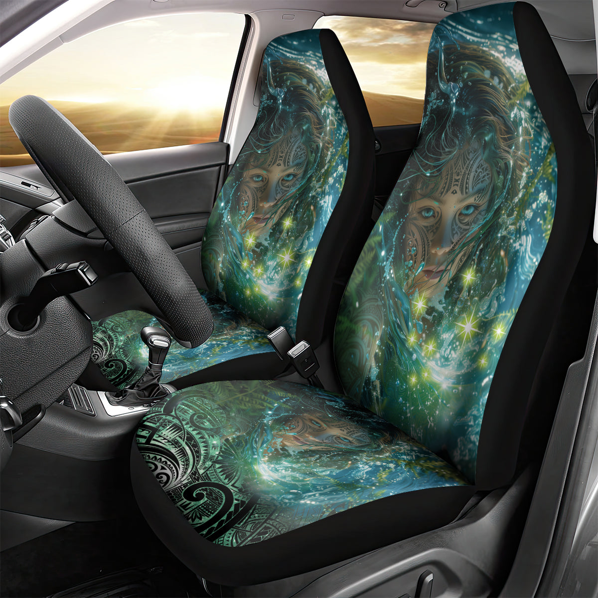 New Zealand Matariki Waiti Car Seat Cover Waimāori and The Origin Of Life
