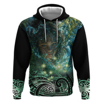 New Zealand Matariki Waiti Zip Hoodie Waimori and The Origin Of Life LT9 Pullover Hoodie Black - Polynesian Pride