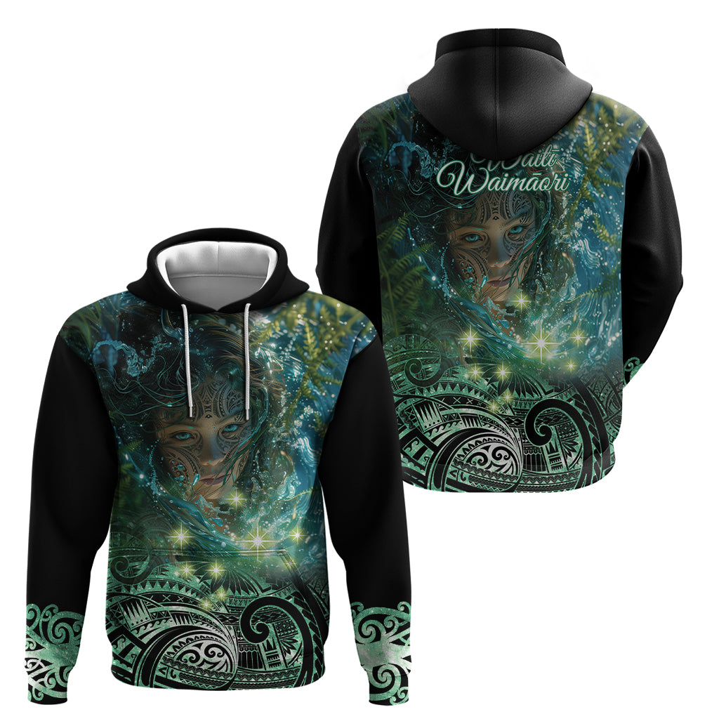 New Zealand Matariki Waiti Zip Hoodie Waimori and The Origin Of Life LT9 - Polynesian Pride