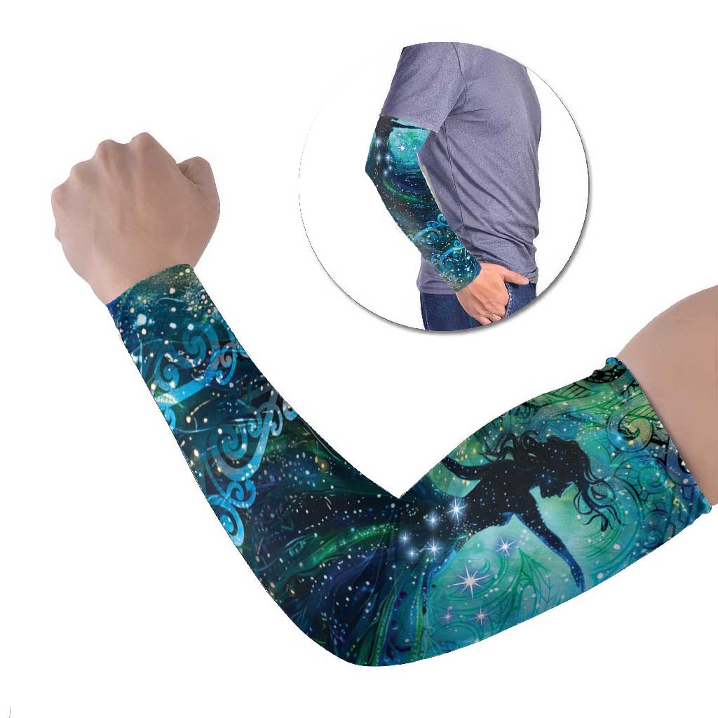 New Zealand Matariki Hiwa-i-te-rangi Arm Sleeves Titiro ki nga Whetu Wishing Star - Polynesian Pride