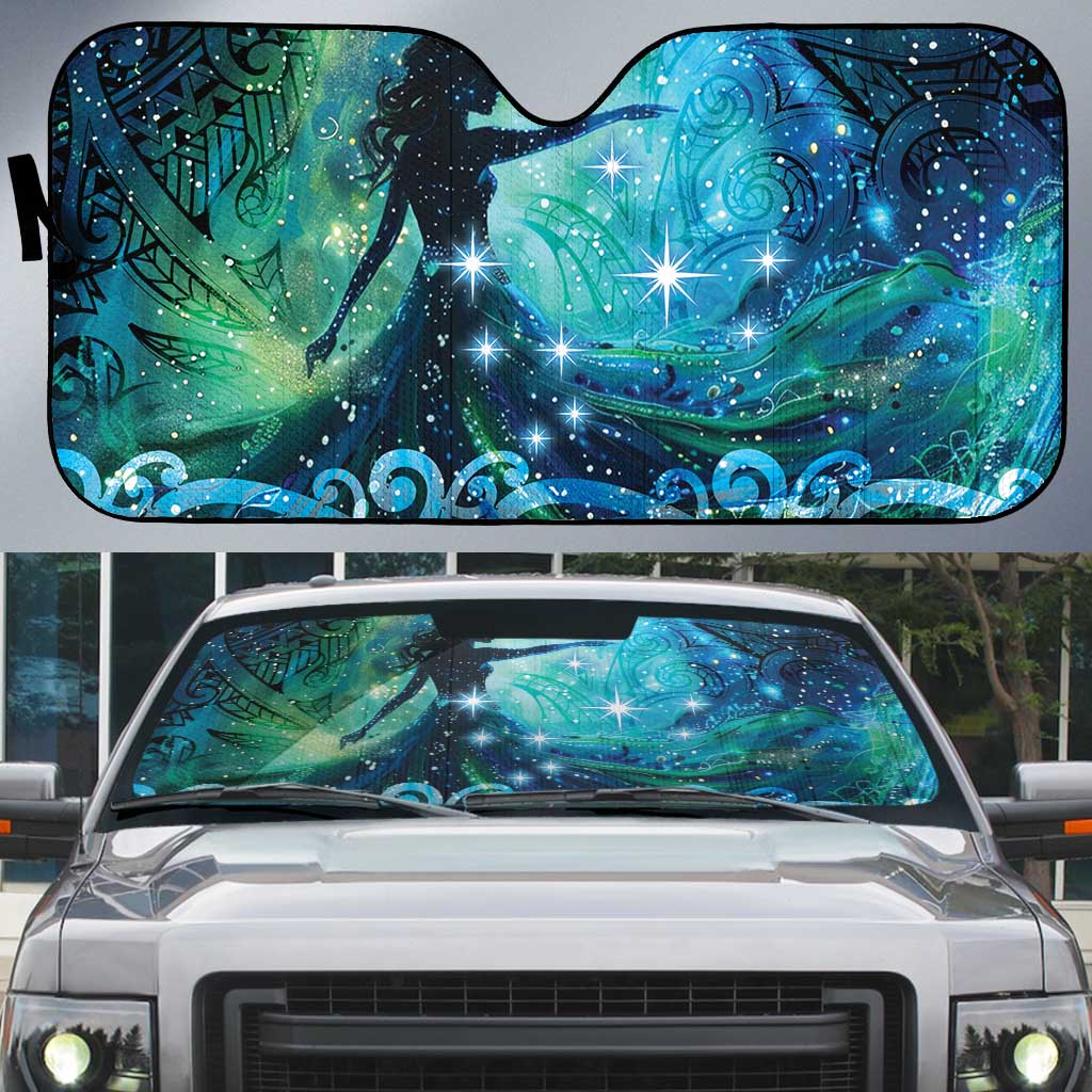 New Zealand Matariki Hiwa-i-te-rangi Auto Sun Shade Titiro ki nga Whetu Wishing Star - Polynesian Pride