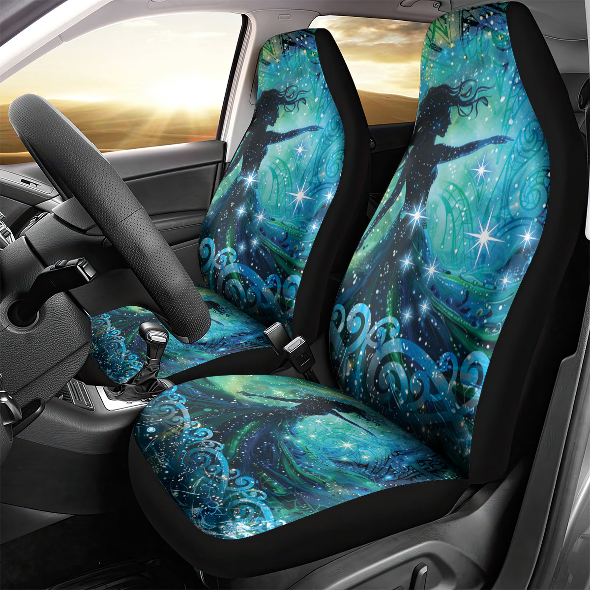New Zealand Matariki Hiwa-i-te-rangi Car Seat Cover Titiro ki nga Whetu Wishing Star