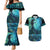 New Zealand Matariki Hiwa-i-te-rangi Couples Matching Mermaid Dress and Hawaiian Shirt Titiro ki nga Whetu Wishing Star
