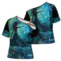 New Zealand Matariki Hiwa-i-te-rangi Cross Shoulder Shirt Titiro ki nga Whetu Wishing Star - Polynesian Pride