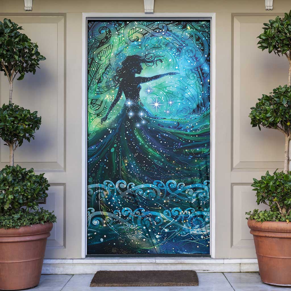 New Zealand Matariki Hiwa-i-te-rangi Door Cover Titiro ki nga Whetu Wishing Star - Polynesian Pride