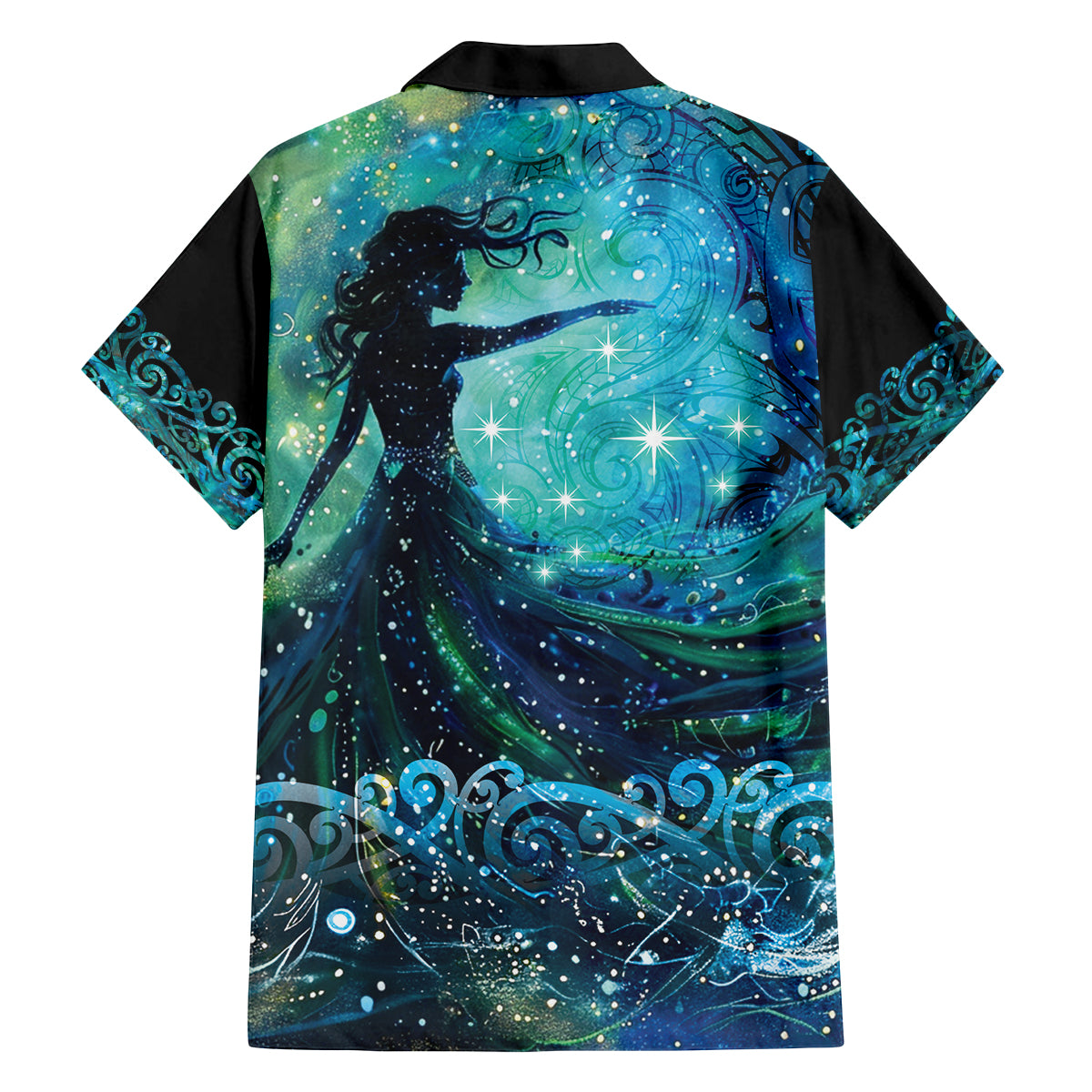 New Zealand Matariki Hiwa-i-te-rangi Family Matching Puletasi and Hawaiian Shirt Titiro ki nga Whetu Wishing Star LT9 - Polynesian Pride