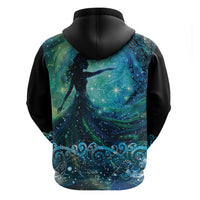 New Zealand Matariki Hiwa-i-te-rangi Hoodie Titiro ki nga Whetu Wishing Star LT9 - Polynesian Pride