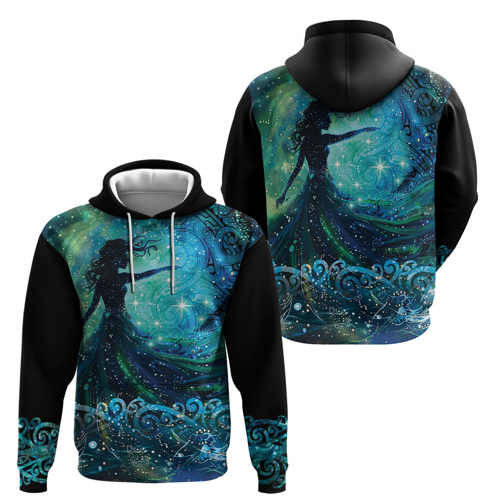 New Zealand Matariki Hiwa-i-te-rangi Hoodie Titiro ki nga Whetu Wishing Star LT9 - Polynesian Pride