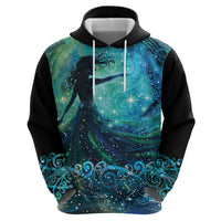 New Zealand Matariki Hiwa-i-te-rangi Hoodie Titiro ki nga Whetu Wishing Star LT9 - Polynesian Pride