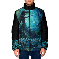 New Zealand Matariki Hiwa-i-te-rangi Padded Jacket Titiro ki nga Whetu Wishing Star - Polynesian Pride