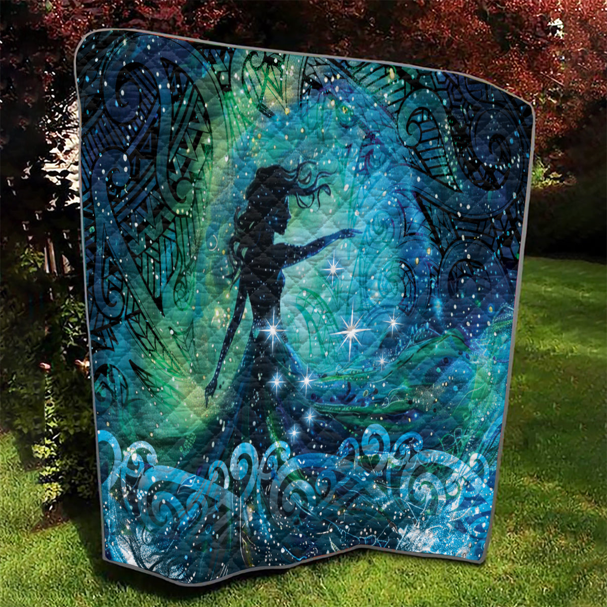 New Zealand Matariki Hiwa-i-te-rangi Quilt Titiro ki nga Whetu Wishing Star LT9 - Polynesian Pride