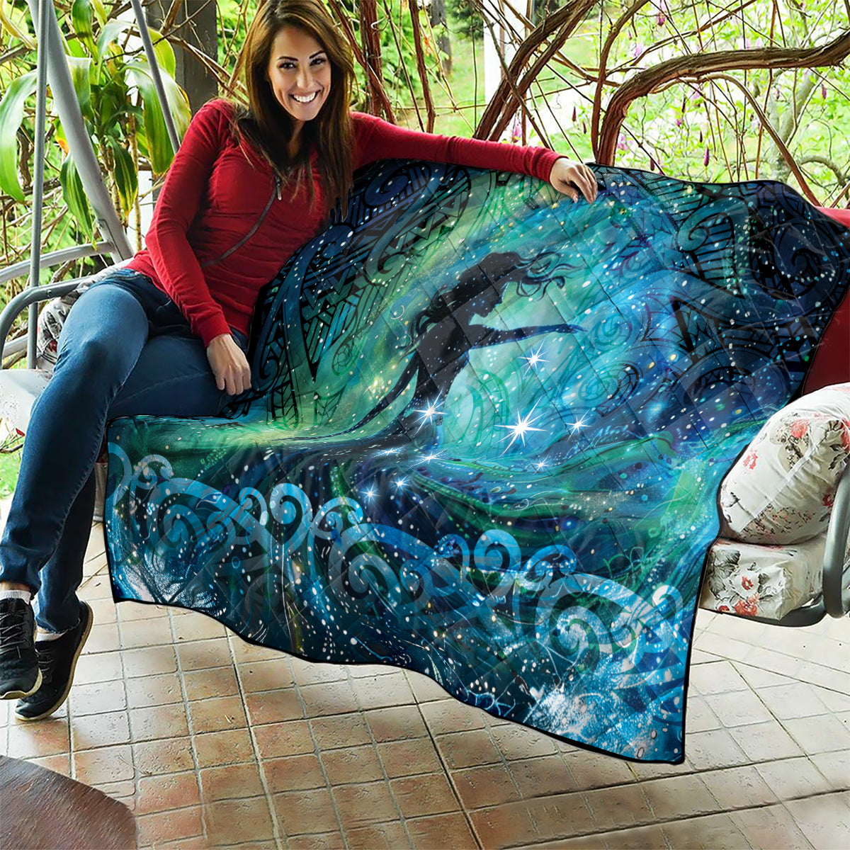 New Zealand Matariki Hiwa-i-te-rangi Quilt Titiro ki nga Whetu Wishing Star LT9 - Polynesian Pride