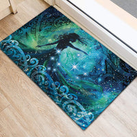 New Zealand Matariki Hiwa-i-te-rangi Rubber Doormat Titiro ki nga Whetu Wishing Star LT9 - Polynesian Pride