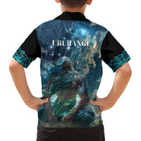 New Zealand Matariki Ururangi Family Matching Puletasi and Hawaiian Shirt The Murmur Of The Wind LT9 - Polynesian Pride