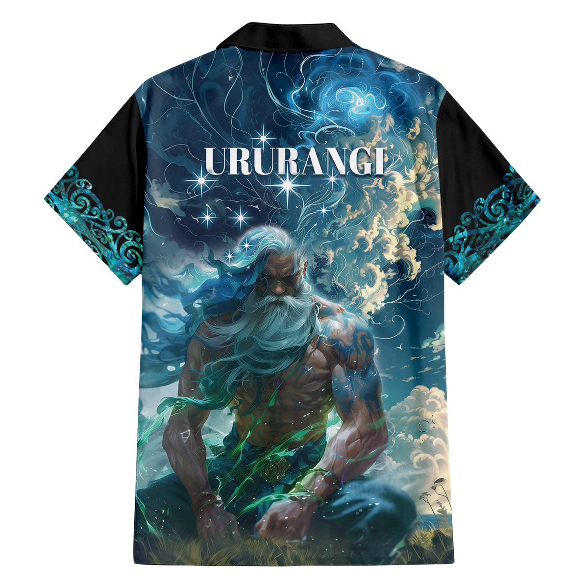 New Zealand Matariki Ururangi Family Matching Puletasi and Hawaiian Shirt The Murmur Of The Wind LT9 - Polynesian Pride