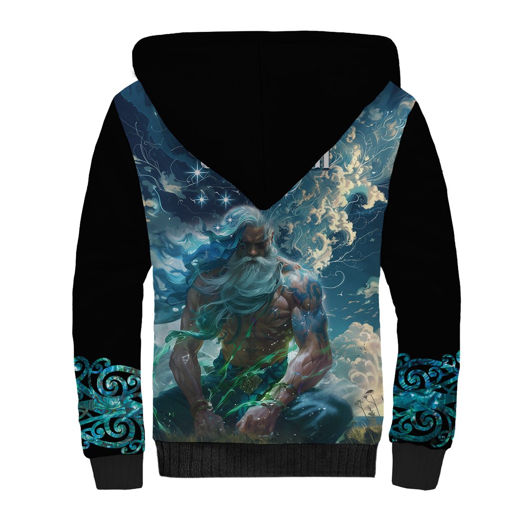 New Zealand Matariki Ururangi Sherpa Hoodie The Murmur Of The Wind LT9 - Polynesian Pride
