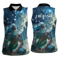 New Zealand Matariki Ururangi Women Sleeveless Polo Shirt The Murmur Of The Wind