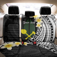 Alo Chiefdom Wallis and Futuna Personalized Back Car Seat Cover Frangipani Flowers Polynesian Pattern