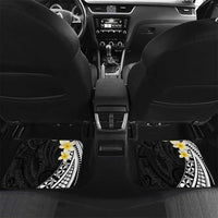 Alo Chiefdom Wallis and Futuna Personalized Car Mats Frangipani Flowers Polynesian Pattern