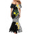 Alo Chiefdom Wallis and Futuna Personalized Family Matching Mermaid Dress and Hawaiian Shirt Frangipani Flowers Polynesian Pattern