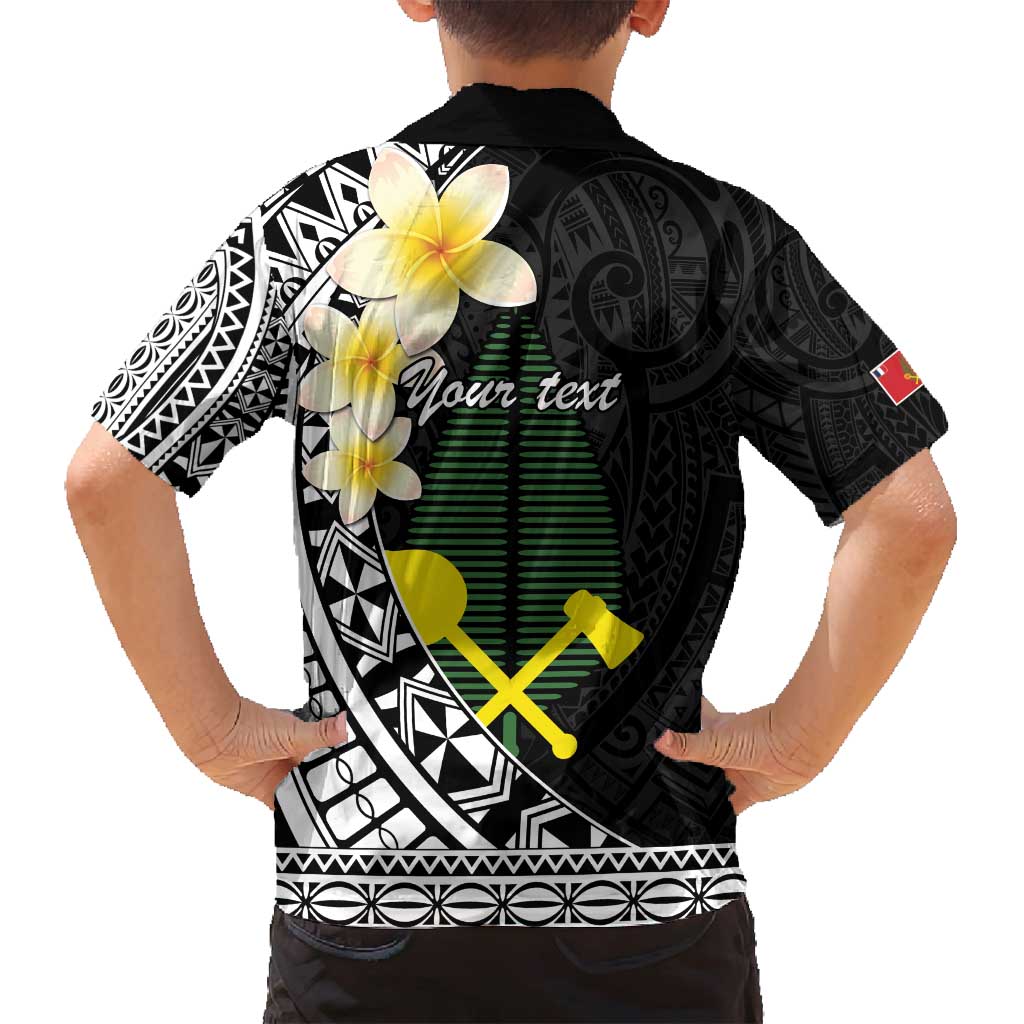 Alo Chiefdom Wallis and Futuna Personalized Family Matching Summer Maxi Dress and Hawaiian Shirt Frangipani Flowers Polynesian Pattern