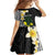 Alo Chiefdom Wallis and Futuna Personalized Family Matching Tank Maxi Dress and Hawaiian Shirt Frangipani Flowers Polynesian Pattern