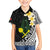Alo Chiefdom Wallis and Futuna Personalized Kid Hawaiian Shirt Frangipani Flowers Polynesian Pattern