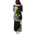 Alo Chiefdom Wallis and Futuna Personalized Puletasi Frangipani Flowers Polynesian Pattern