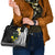 Alo Chiefdom Wallis and Futuna Personalized Shoulder Handbag Frangipani Flowers Polynesian Pattern