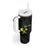 Alo Chiefdom Wallis and Futuna Personalized Tumbler With Handle Frangipani Flowers Polynesian Pattern