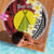 Sigave Chiefdom Wallis and Futuna Personalized Beach Blanket Frangipani Flowers Polynesian Pattern