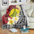 Sigave Chiefdom Wallis and Futuna Personalized Blanket Frangipani Flowers Polynesian Pattern