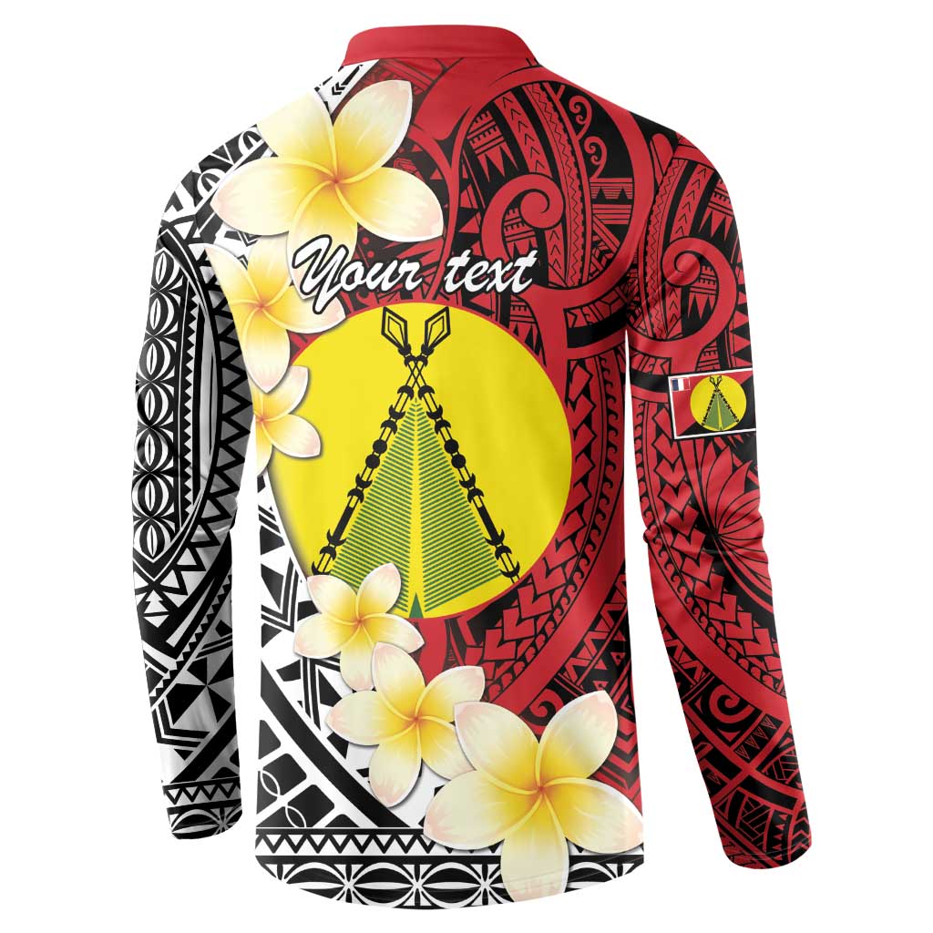 Sigave Chiefdom Wallis and Futuna Personalized Button Sweatshirt Frangipani Flowers Polynesian Pattern