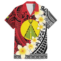Sigave Chiefdom Wallis and Futuna Personalized Family Matching Off Shoulder Short Dress and Hawaiian Shirt Frangipani Flowers Polynesian Pattern