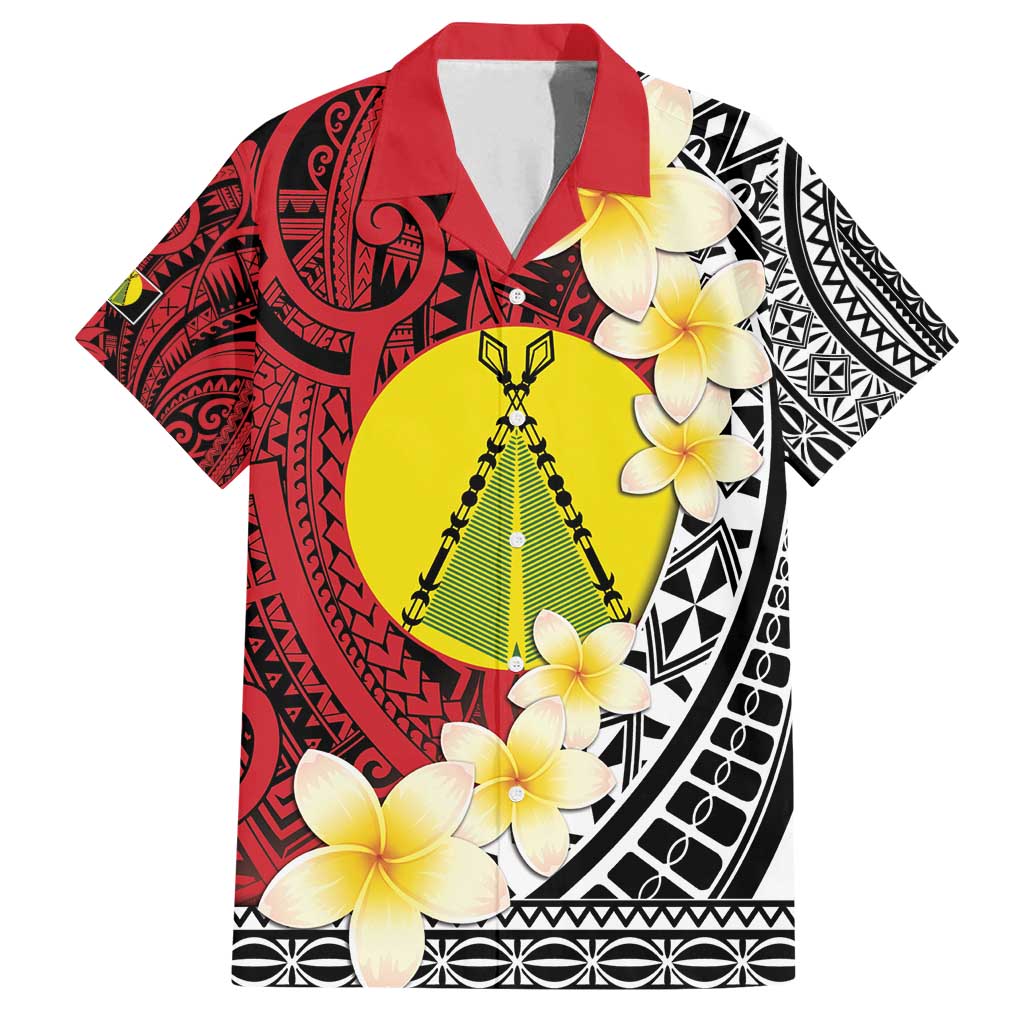 Sigave Chiefdom Wallis and Futuna Personalized Family Matching Puletasi and Hawaiian Shirt Frangipani Flowers Polynesian Pattern