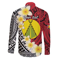 Sigave Chiefdom Wallis and Futuna Personalized Family Matching Puletasi and Hawaiian Shirt Frangipani Flowers Polynesian Pattern