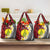 Sigave Chiefdom Wallis and Futuna Personalized Grocery Bag Frangipani Flowers Polynesian Pattern