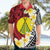 Sigave Chiefdom Wallis and Futuna Personalized Hawaiian Shirt Frangipani Flowers Polynesian Pattern