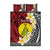 Sigave Chiefdom Wallis and Futuna Personalized Quilt Bed Set Frangipani Flowers Polynesian Pattern