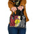 Sigave Chiefdom Wallis and Futuna Personalized Shoulder Handbag Frangipani Flowers Polynesian Pattern