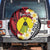 Sigave Chiefdom Wallis and Futuna Personalized Spare Tire Cover Frangipani Flowers Polynesian Pattern