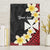 Uvea Chiefdom Wallis and Futuna Personalized Canvas Wall Art Frangipani Flowers Polynesian Pattern