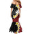 Uvea Chiefdom Wallis and Futuna Personalized Family Matching Mermaid Dress and Hawaiian Shirt Frangipani Flowers Polynesian Pattern