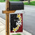 Uvea Chiefdom Wallis and Futuna Personalized Garden Flag Frangipani Flowers Polynesian Pattern